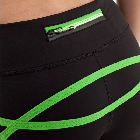 Lululemon Swiftly Pace Crop Bundle Size 2 / 4 Frond Green - Excellent Condition! - Picture 14 of 15